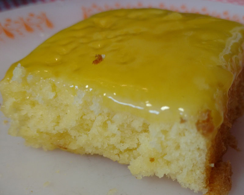 Bolo de Laranja com Creme